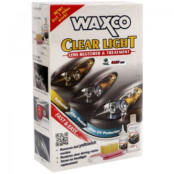 Waxco Head Lamp Clear Light Lens Restorer & Treatment